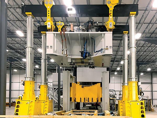 Гидравлический козловой кран