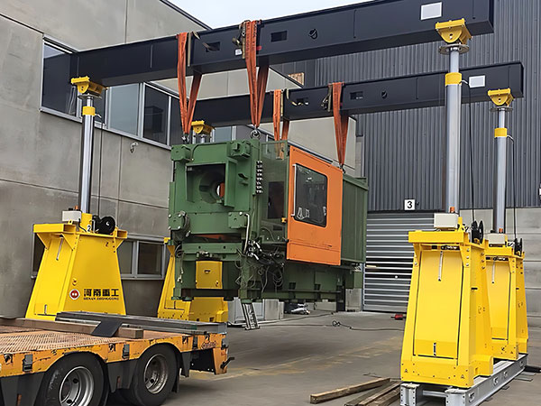 Гидравлический козловой кран