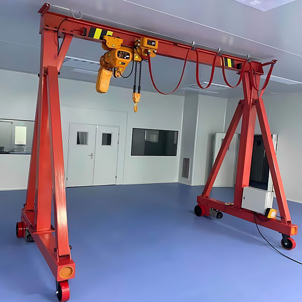 Передвижной портативный козловой кран