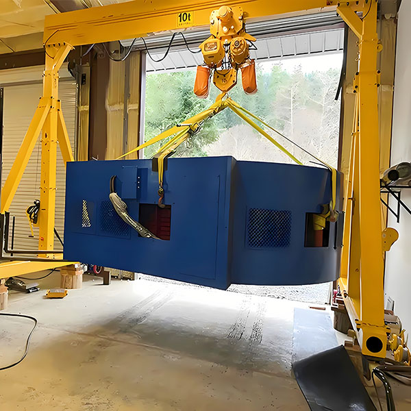 Передвижной портативный козловой кран