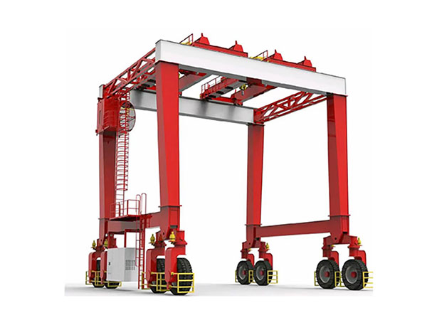Козловой кран на резиновых шинах (RTG)